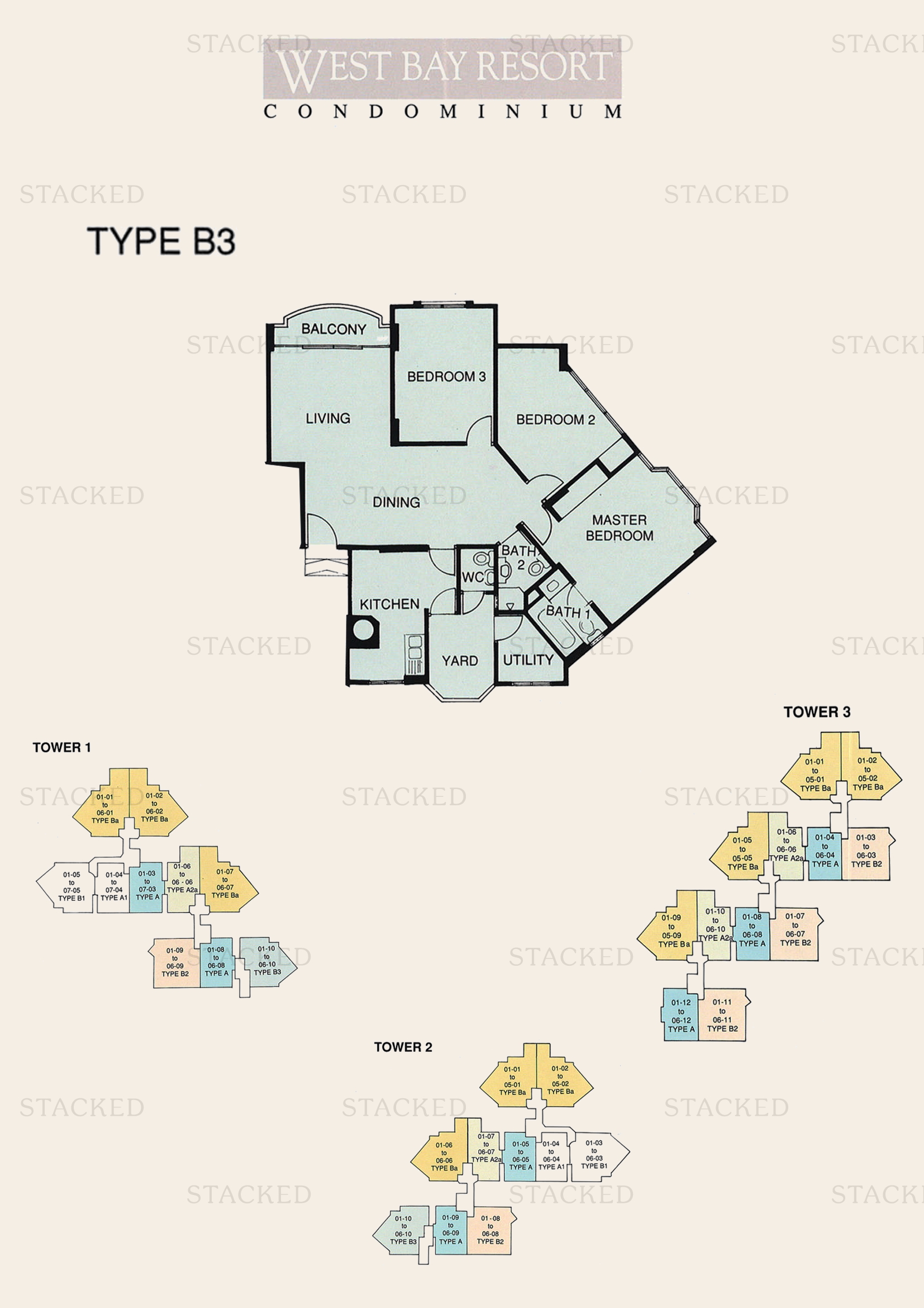 Stacked homes West Bay Condominium Singapore Condo Floor Plans